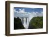 Victoria Falls and Zambezi River, Zimbabwe/Zambia border, Africa-David Wall-Framed Photographic Print