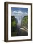 Victoria Falls and Zambezi River, Zimbabwe/Zambia border, Africa-David Wall-Framed Photographic Print