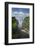 Victoria Falls and Zambezi River, Zimbabwe/Zambia border, Africa-David Wall-Framed Photographic Print