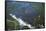 Victoria Falls and Zambezi River, Zimbabwe/Zambia border-David Wall-Framed Stretched Canvas