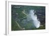 Victoria Falls and Zambezi River, Zimbabwe/Zambia border-David Wall-Framed Photographic Print