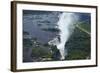 Victoria Falls and Zambezi River, Zimbabwe/Zambia border-David Wall-Framed Photographic Print