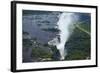 Victoria Falls and Zambezi River, Zimbabwe/Zambia border-David Wall-Framed Photographic Print