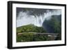 Victoria Falls and Zambezi River, Zimbabwe/Zambia border-David Wall-Framed Photographic Print