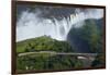 Victoria Falls and Zambezi River, Zimbabwe/Zambia border-David Wall-Framed Photographic Print