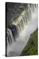 Victoria Falls and Zambezi River, Zimbabwe/Zambia border-David Wall-Stretched Canvas