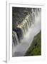 Victoria Falls and Zambezi River, Zimbabwe/Zambia border-David Wall-Framed Photographic Print