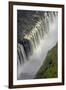 Victoria Falls and Zambezi River, Zimbabwe/Zambia border-David Wall-Framed Photographic Print