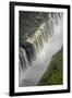 Victoria Falls and Zambezi River, Zimbabwe/Zambia border-David Wall-Framed Photographic Print