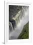 Victoria Falls and Zambezi River, Zimbabwe/Zambia border-David Wall-Framed Photographic Print