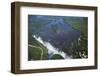 Victoria Falls and Zambezi River, Zimbabwe/Zambia border-David Wall-Framed Photographic Print