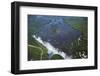 Victoria Falls and Zambezi River, Zimbabwe/Zambia border-David Wall-Framed Photographic Print