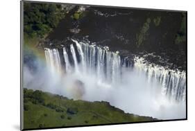 Victoria Falls and Zambezi River, Zimbabwe/Zambia border-David Wall-Mounted Photographic Print