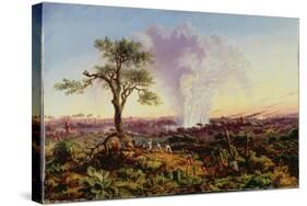 Victoria Falls at Sunrise, with The Smoke, c.1863-Thomas Baines-Stretched Canvas