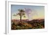 Victoria Falls at Sunrise, with The Smoke, c.1863-Thomas Baines-Framed Giclee Print