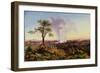 Victoria Falls at Sunrise, with The Smoke, c.1863-Thomas Baines-Framed Giclee Print