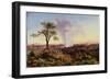 Victoria Falls at Sunrise, with The Smoke, c.1863-Thomas Baines-Framed Giclee Print
