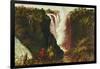 Victoria Falls from Western End of Chasm-Thomas Baines-Framed Giclee Print