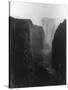 Victoria Falls in Rhodesia Photograph - Rhodesia-Lantern Press-Stretched Canvas