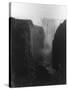 Victoria Falls in Rhodesia Photograph - Rhodesia-Lantern Press-Stretched Canvas