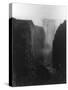 Victoria Falls in Rhodesia Photograph - Rhodesia-Lantern Press-Stretched Canvas