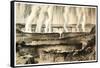 Victoria Falls of the Zambesi, 1883-null-Framed Stretched Canvas