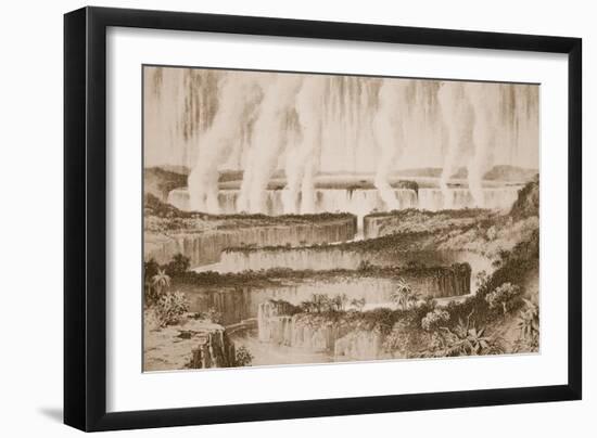 Victoria Falls of the Zambesi-null-Framed Giclee Print