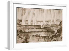 Victoria Falls of the Zambesi-null-Framed Giclee Print