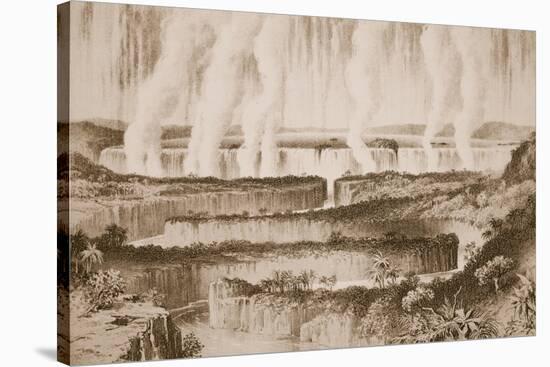 Victoria Falls of the Zambesi-null-Stretched Canvas