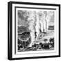 Victoria Falls of the Zambezi River, on the Border Between Zambia and Zimbabwe, 1900-null-Framed Giclee Print