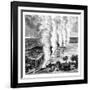 Victoria Falls of the Zambezi River, on the Border Between Zambia and Zimbabwe, 1900-null-Framed Giclee Print