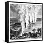 Victoria Falls of the Zambezi River, on the Border Between Zambia and Zimbabwe, 1900-null-Framed Stretched Canvas