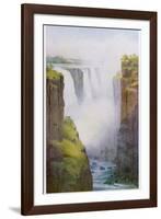 Victoria Falls on the River Zambesi in South Africa-A.m. Goodall-Framed Photographic Print