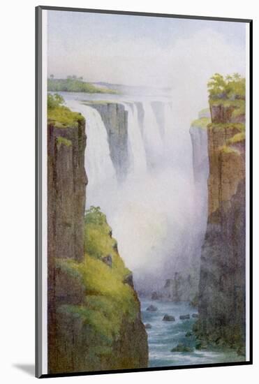 Victoria Falls on the River Zambesi in South Africa-A.m. Goodall-Mounted Photographic Print