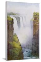 Victoria Falls on the River Zambesi in South Africa-A.m. Goodall-Stretched Canvas