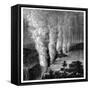 Victoria Falls on the Zambezi River, Africa, C1890-null-Framed Stretched Canvas