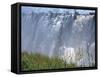 Victoria Falls, UNESCO World Heritage Site, Zambia, Africa-Pate Jenny-Framed Stretched Canvas