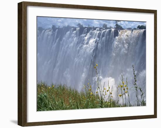 Victoria Falls, UNESCO World Heritage Site, Zambia, Africa-Pate Jenny-Framed Photographic Print