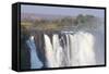 Victoria Falls, UNESCO World Heritage Site, Zimbabwe, Africa-Sergio Pitamitz-Framed Stretched Canvas