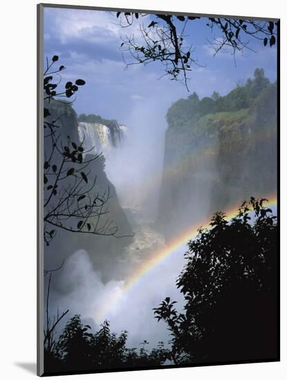 Victoria Falls, UNESCO World Heritage Site, Zimbabwe, Africa-Renner Geoff-Mounted Photographic Print