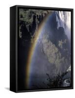 Victoria Falls, Zambia-Mitch Diamond-Framed Stretched Canvas