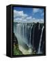 Victoria Falls, Zimbabwe, Africa-Dominic Webster-Framed Stretched Canvas