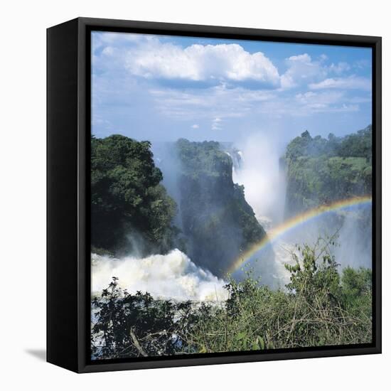 Victoria Falls, Zimbabwe-Geoff Renner-Framed Stretched Canvas