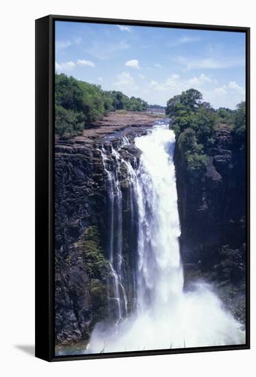 Victoria Falls-Carlos Dominguez-Framed Stretched Canvas