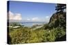 Victoria Harbor View from Bellevue, Mahe, Seychelles, Indian Ocean Islands-Guido Cozzi-Stretched Canvas