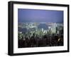 Victoria Harbour and Skyline from the Peak, Hong Kong, China-Jon Arnold-Framed Photographic Print