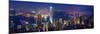 Victoria Harbour and Skyline from the Peak, Hong Kong, China-Michele Falzone-Mounted Photographic Print