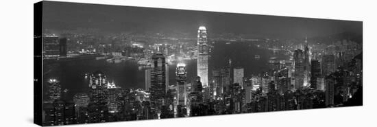 Victoria Harbour and Skyline from the Peak, Hong Kong, China-Michele Falzone-Stretched Canvas