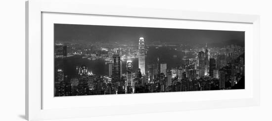 Victoria Harbour and Skyline from the Peak, Hong Kong, China-Michele Falzone-Framed Photographic Print