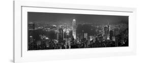 Victoria Harbour and Skyline from the Peak, Hong Kong, China-Michele Falzone-Framed Photographic Print